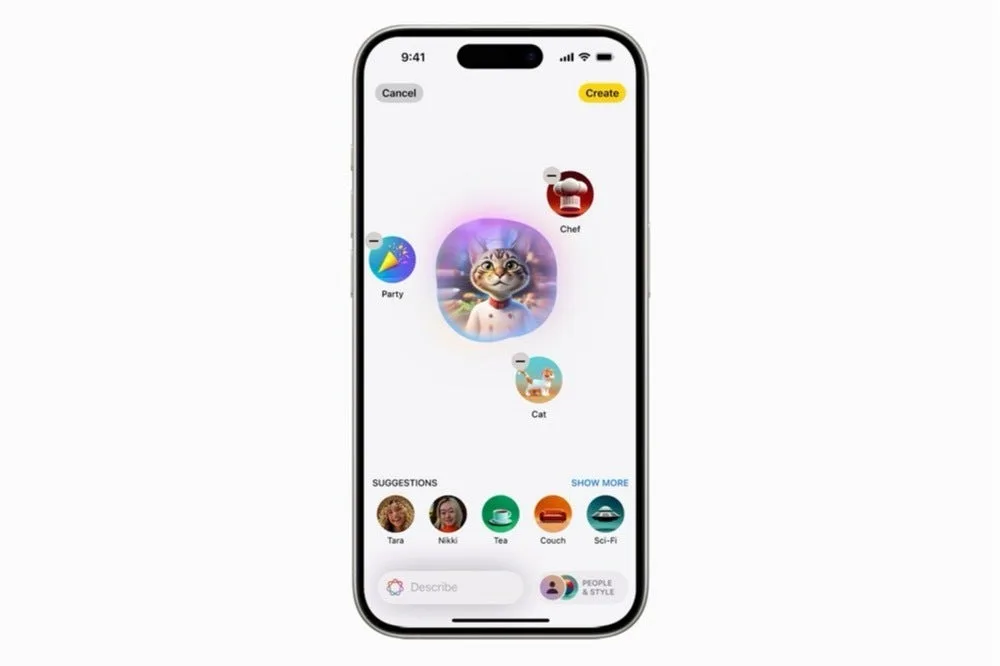 WWDC 2024 : Apple révolutionne l’expression avec Genmoji et Image Playground 56 Image Playground Concepts jpg