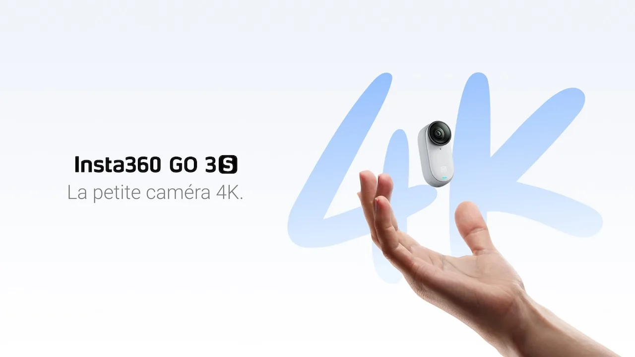 Insta360 GO 3S : La nouvelle caméra d’action avec vidéo 4K