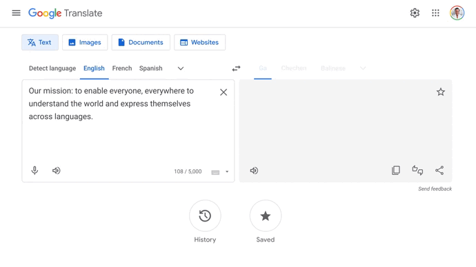 SearchTranslate UI Demo