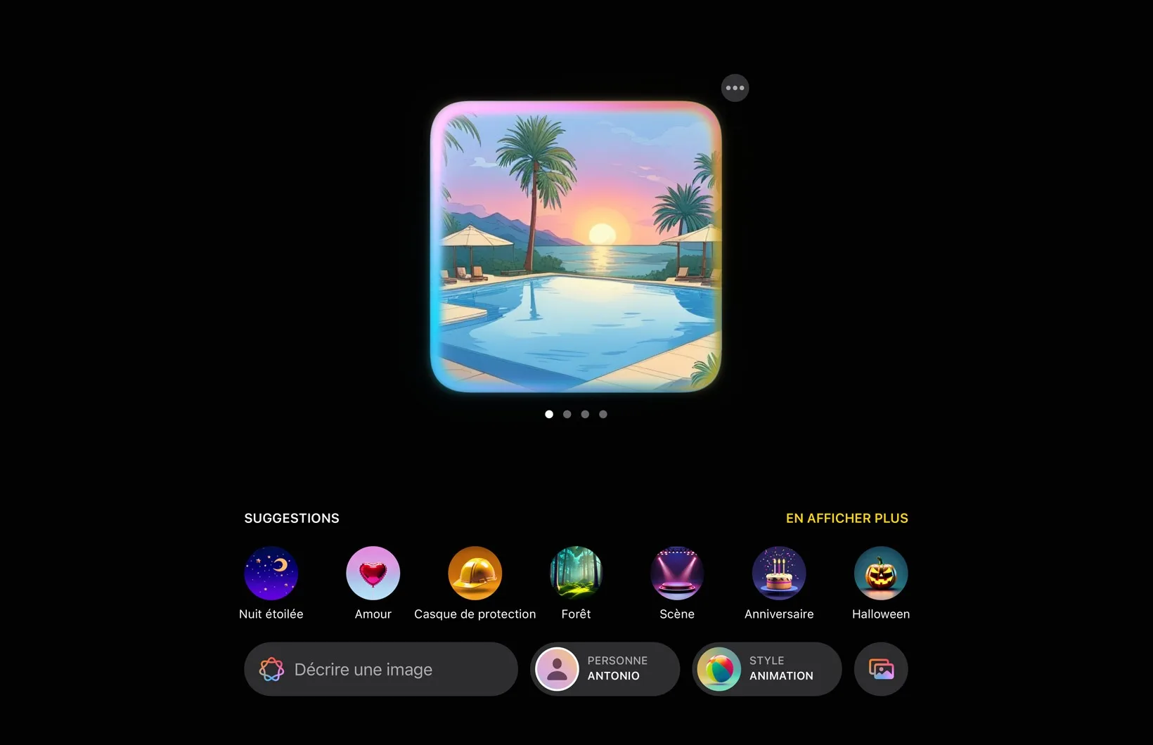 Qu'est-ce que Apple Intelligence ? L’IA personnalisée d’Apple pour une expérience enrichie 53 image playground rh6qekwpnvum l
