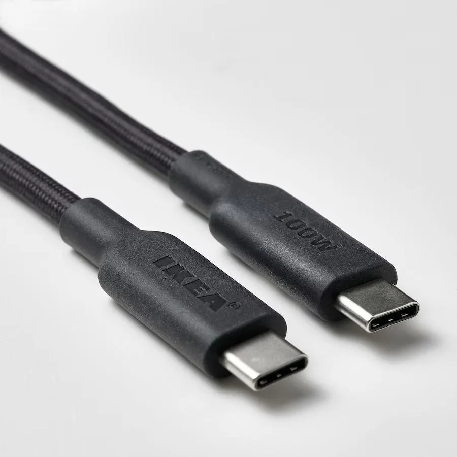 IKEA élargit sa gamme de charge avec des câbles USB-C et une multiprise 39 rundhult usb c to usb c dark gra 1 jpg