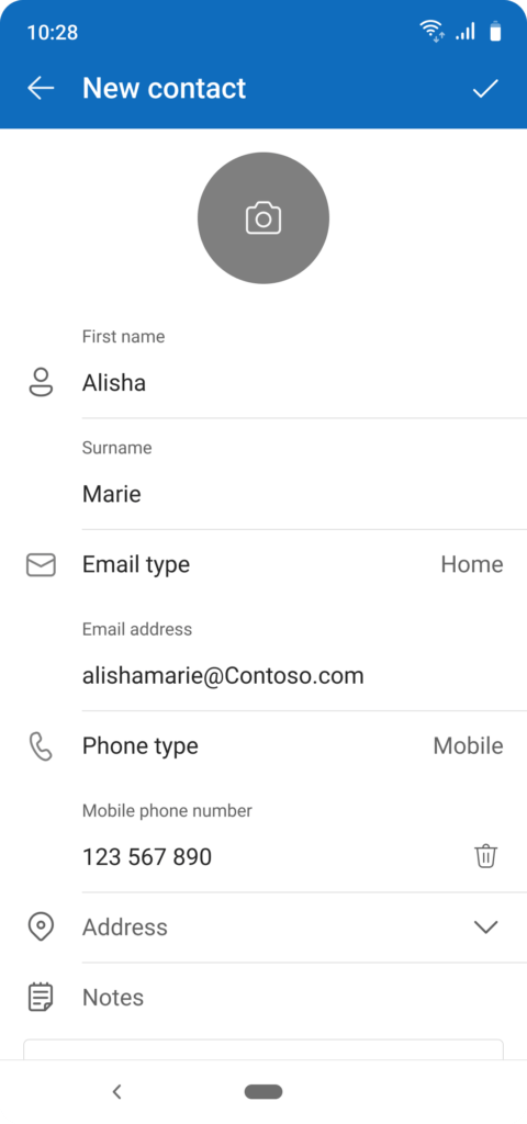 Microsoft Outlook Mobile : Un nouvel éditeur de contacts révolutionnaire 73 0
