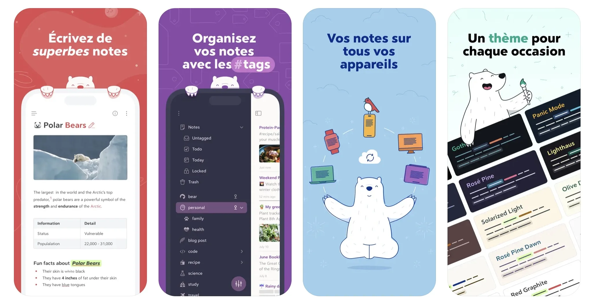 5 applications iPhone essentielles pour une meilleure organisation 59 Bear iOS jpg