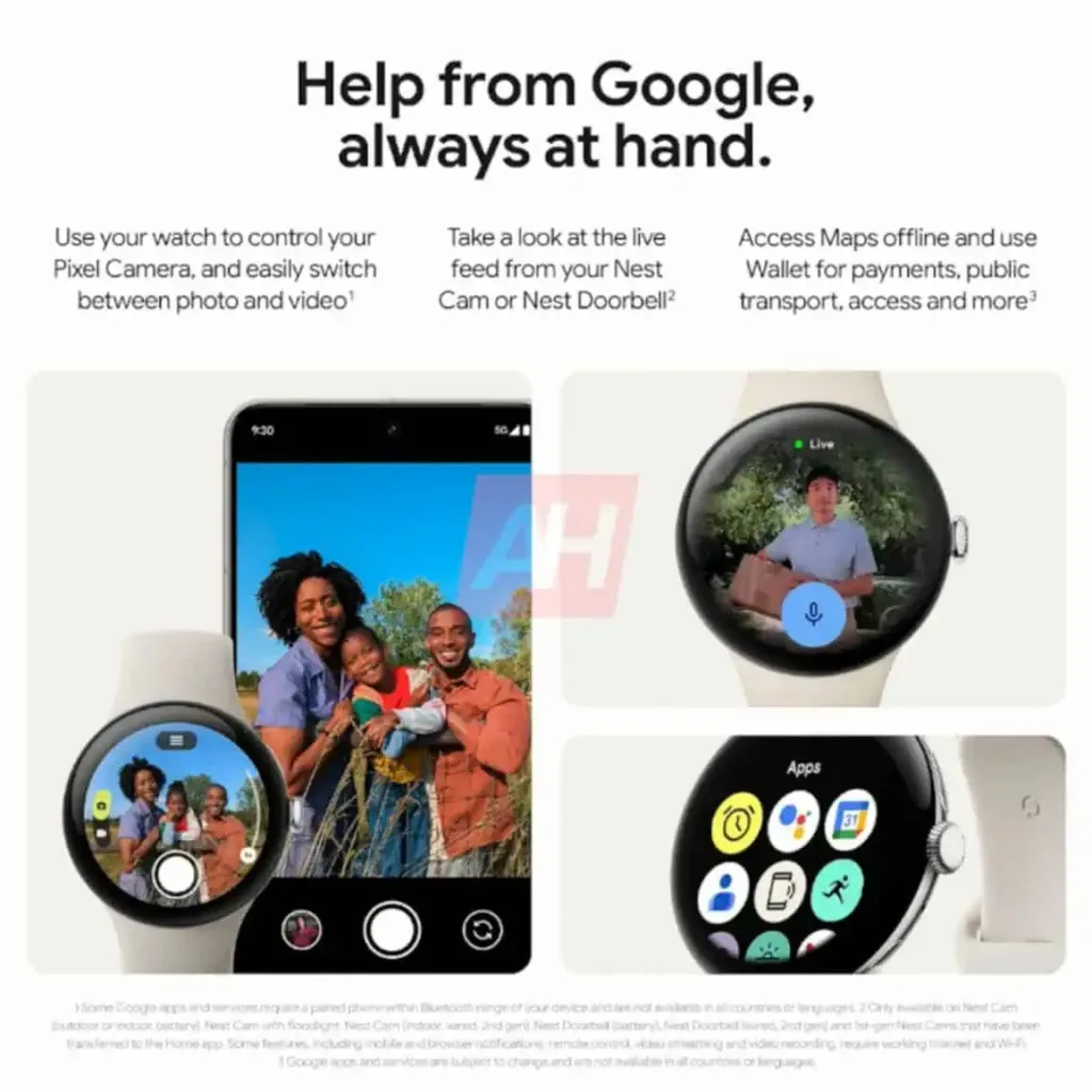 Pixel Watch 3 : Écran ultra lumineux et charge optimisée, tous les détails fuités 55 Google Pixel Watch 3 leak AH 38