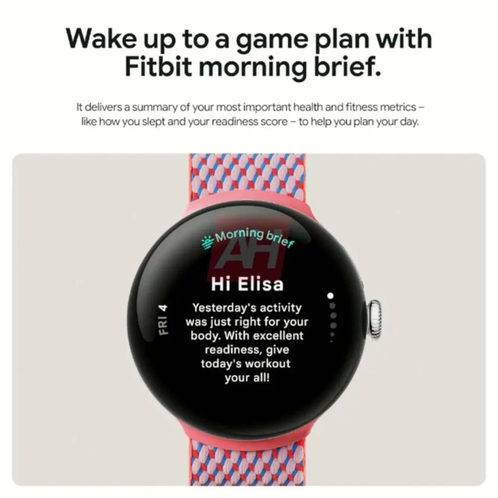 Pixel Watch 3 : Écran ultra lumineux et charge optimisée, tous les détails fuités 56 Google Pixel Watch 3 leak AH 40