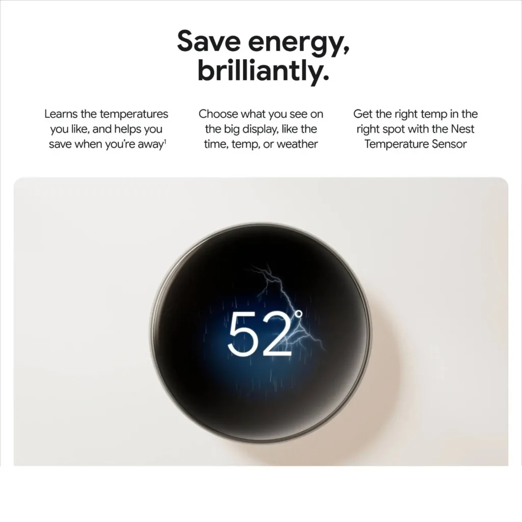 Nest Learning Thermostat : Le nouveau Nest Learning plus intelligent et écologique 62 Leaked marketing image for 4th g