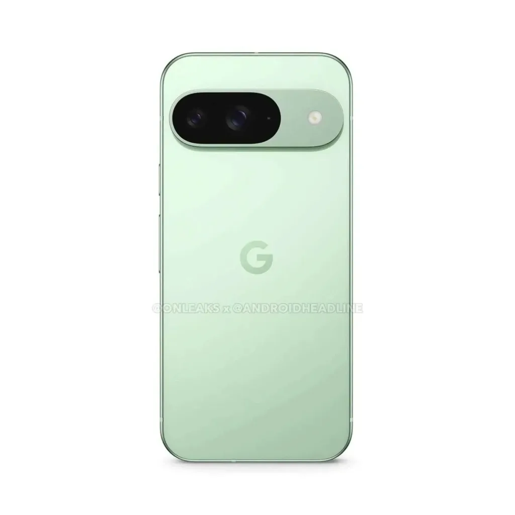 Google Pixel 9 : Aperçu des quatre couleurs et du design innovant 58 Pixel 9 Green 2 1420x1420 1