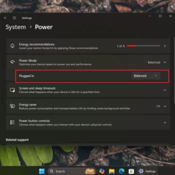 Windows 11 build 26252 : Boost de performance et gestion avancée de l’alimentation