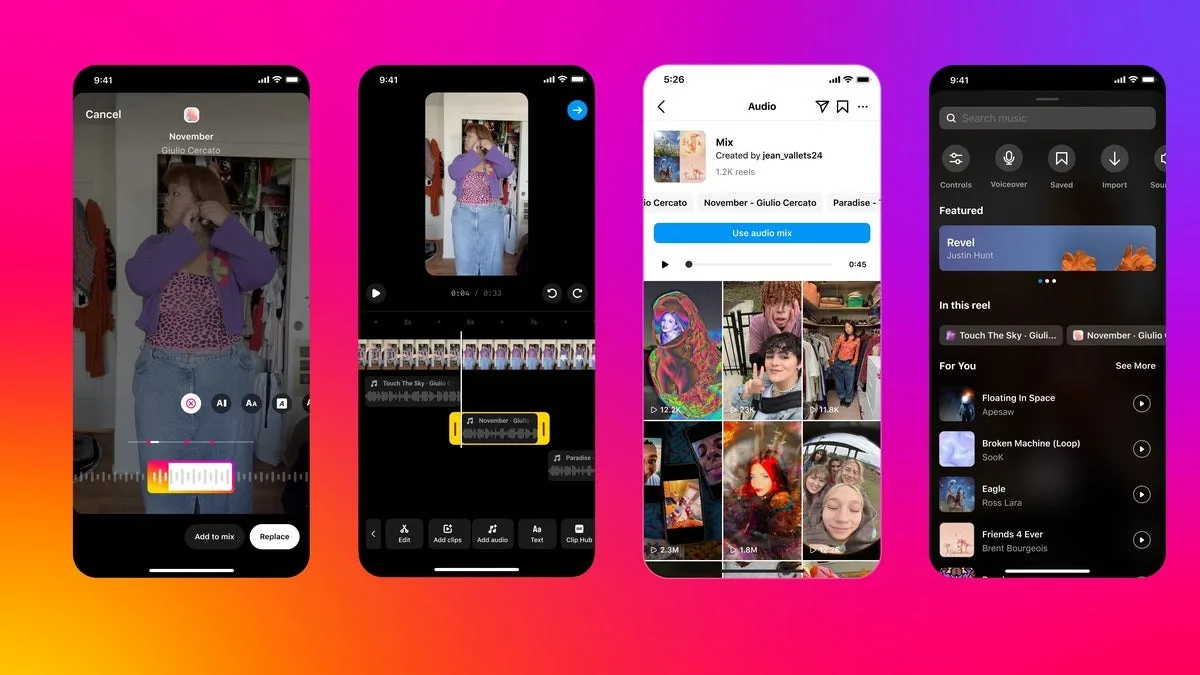 Révolutionnez vos Reels Instagram avec jusqu’à 20 pistes audio 49 Révolutionnez vos Reels Instagram avec jusqu’à 20 pistes audio