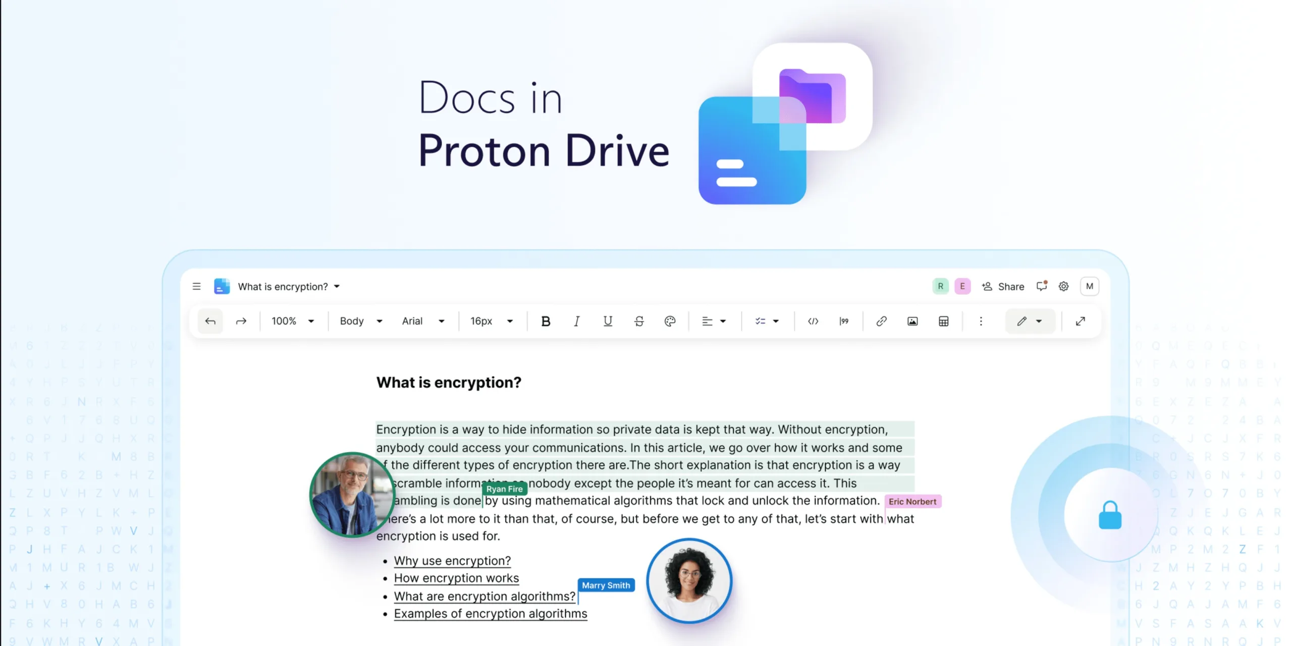 Proton Docs : Une alternative sécurisée à Google Docs pour la confidentialité