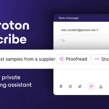 Scribe de Proton Mail : L’IA open source qui garde vos données privées