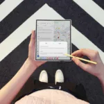 016 lifestyle galaxy zfold6 pink spen