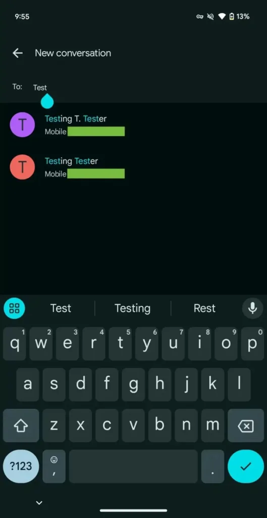 Google Messages va faciliter la recherche et l’envoi de messages aux groupes 62 Google Messages group search old