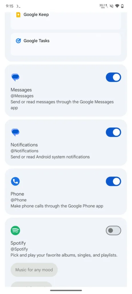 Gemini se renforce : Google prépare des extensions pour WhatsApp et Messages sur Android 61 Screenshot 20240827 211557 Googl