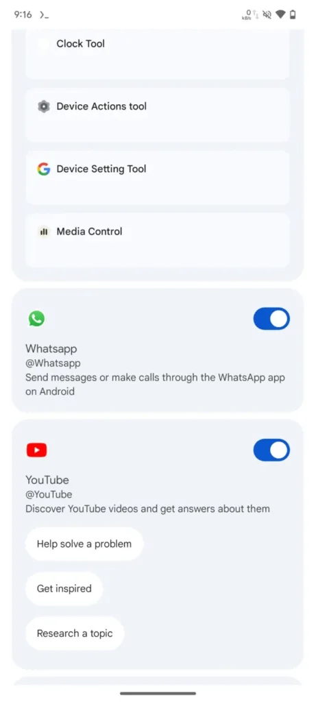Gemini se renforce : Google prépare des extensions pour WhatsApp et Messages sur Android 62 Screenshot 20240827 211606 Googl