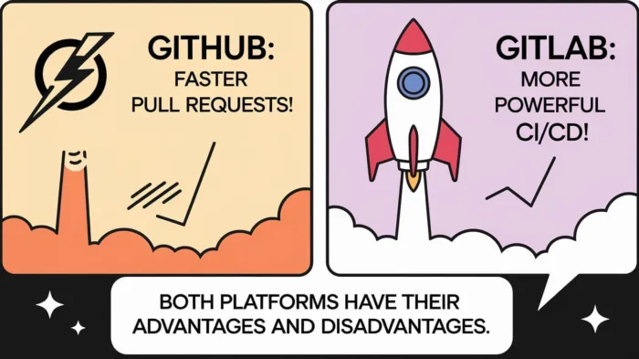 GitHub vs GitLab : avantages et inconvénients de ces plateformes