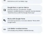 Google Home : Une barre de recherche bientôt déployée ? 45 Google Home Link Matter enabled