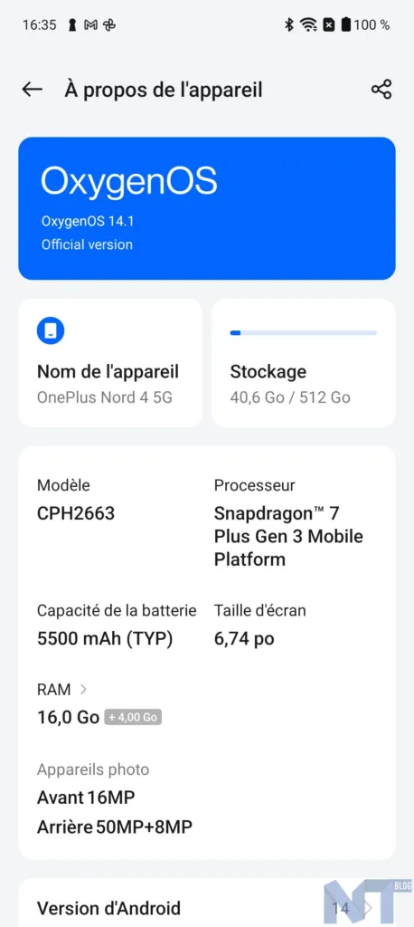 Test du OnePlus Nord 4 : Le smartphone milieu de gamme qui a tout pour plaire ? 27 OnePlus Nord 4 S 2