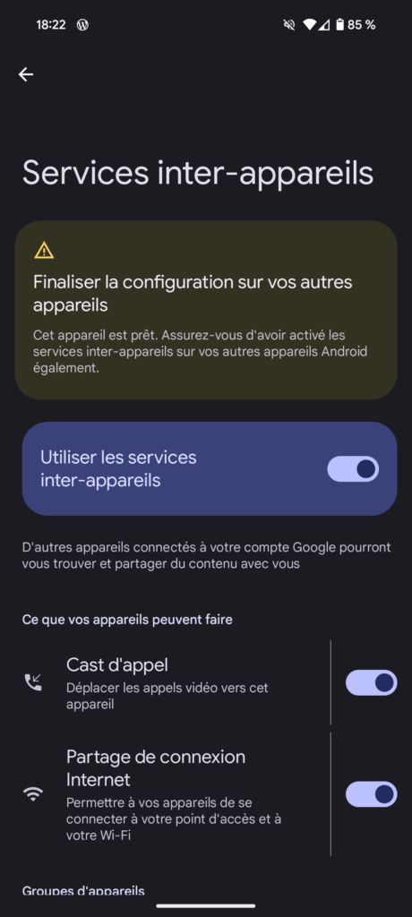 Synchronisation des notifications : Android 15 s'inspire d'Apple pour un écosystème plus connecté 53 Screenshot 20240916 182207