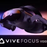 VIVE Focus Vision key visual landscape headset only