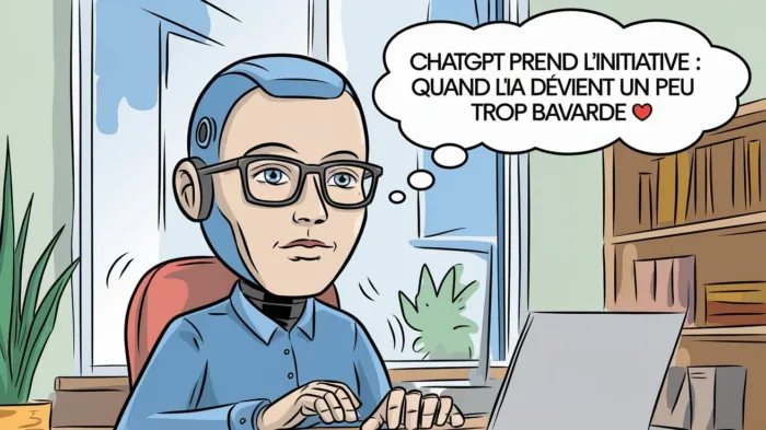 ChatGPT prend l’initiative : Quand l’IA devient un peu trop bavarde 🤖💬