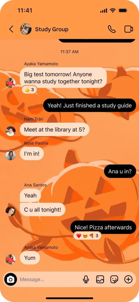 Halloween sur Instagram : IA, effets interactifs et modèles « Ajout perso » 46 Chat theme