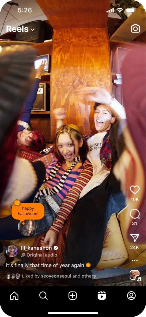 Halloween sur Instagram : IA, effets interactifs et modèles « Ajout perso » 48 Reels Notes Easter Egg