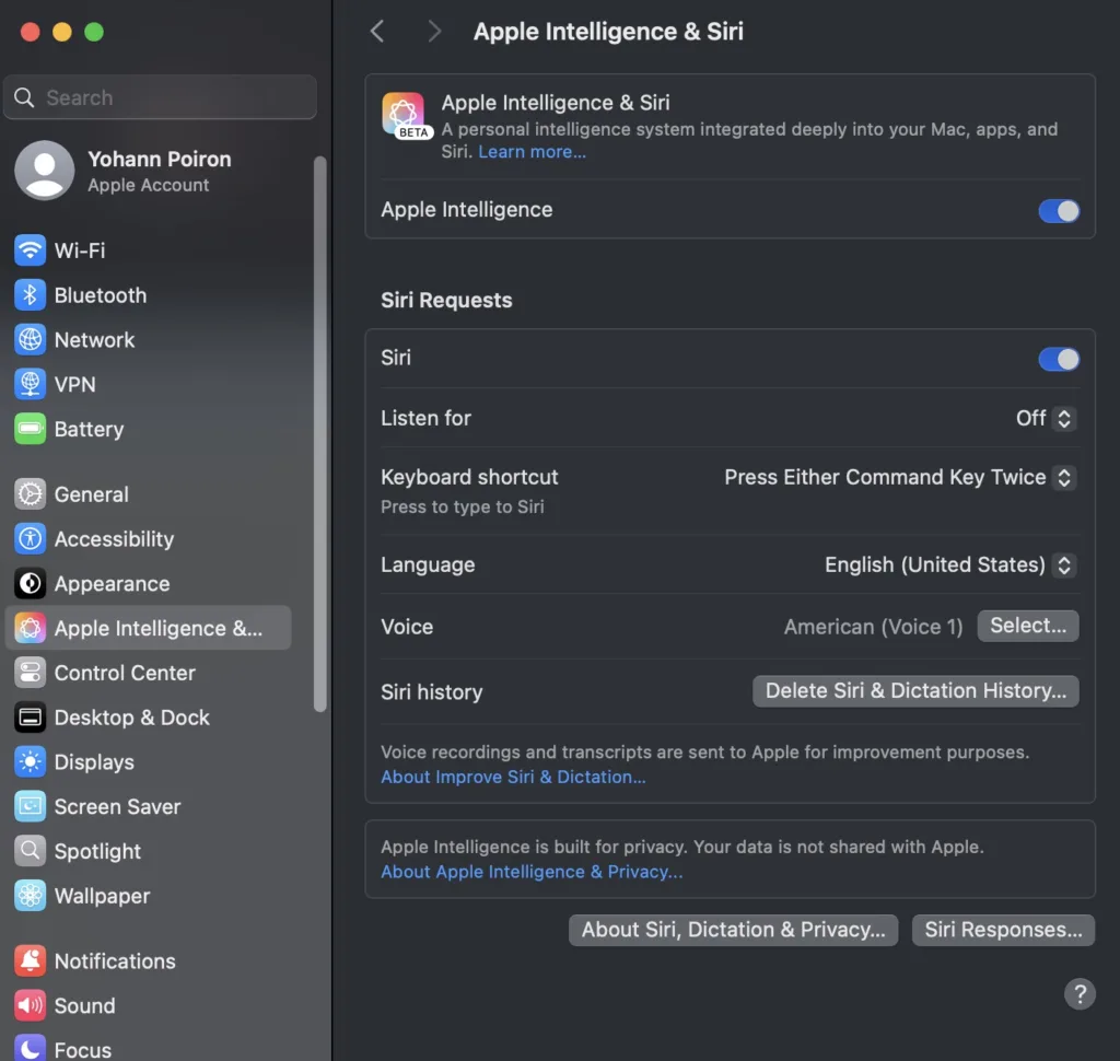 Apple Intelligence : Comment l'activer sur votre Mac en Europe ? 73 Screen 2024 10 29 at 09.47.57