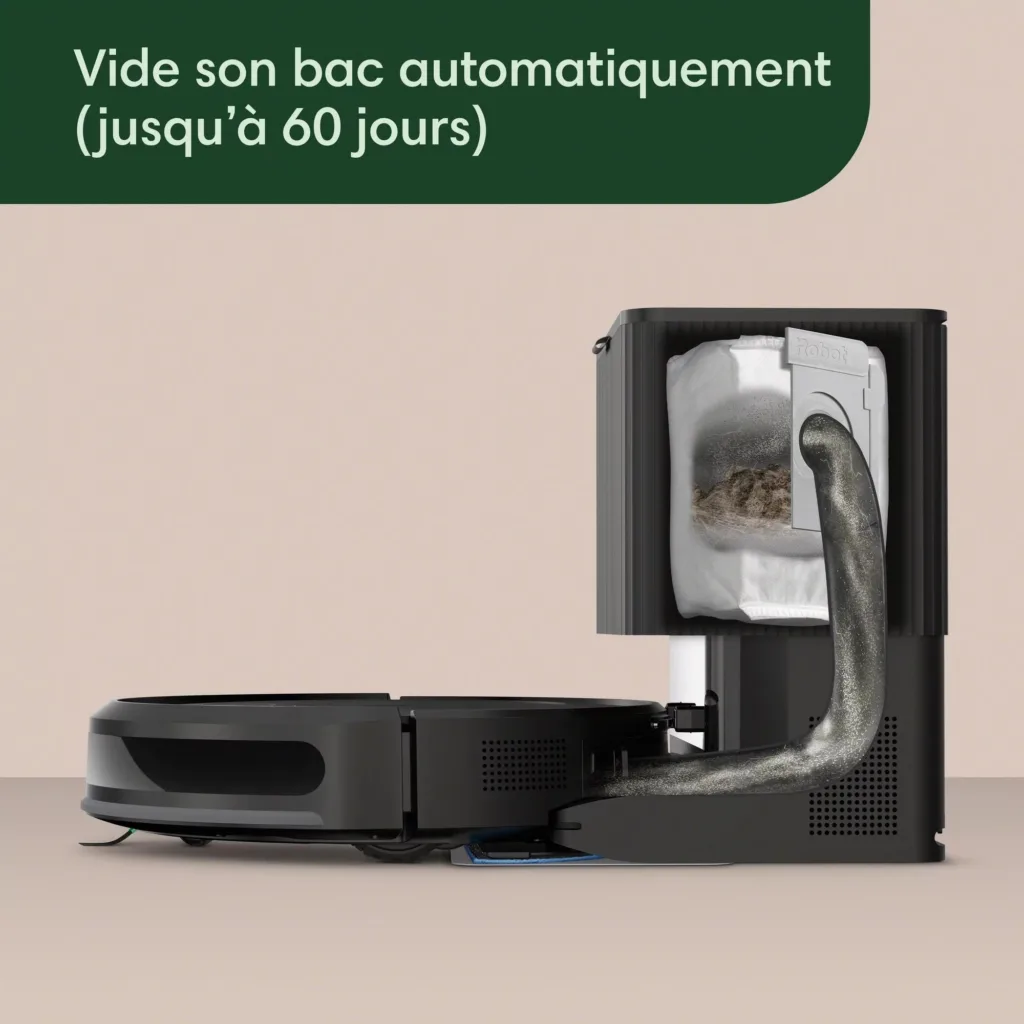 iRobot Roomba Combo 2 Essential : L'aspirateur robot qui se vide tout seul, aspire et lave à prix mini ! 53 Y051040 5 de