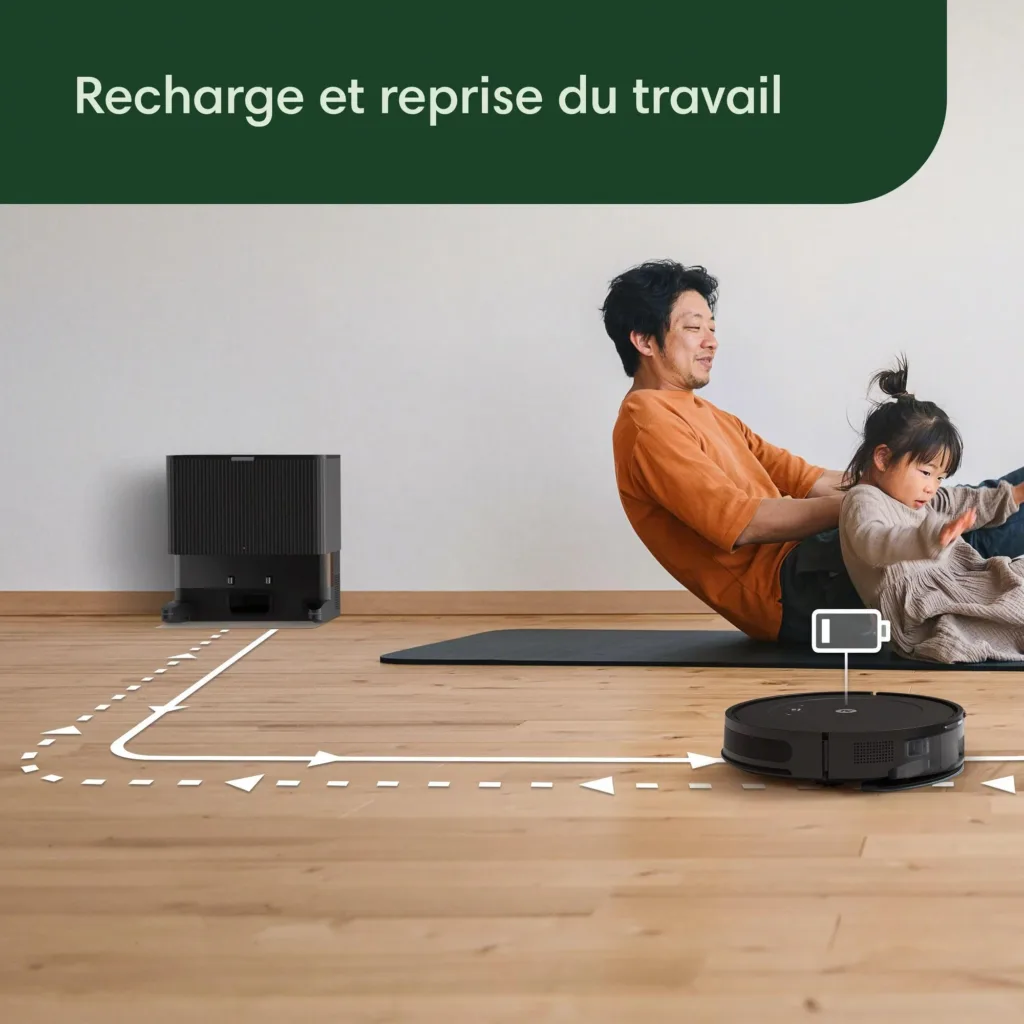 iRobot Roomba Combo 2 Essential : L'aspirateur robot qui se vide tout seul, aspire et lave à prix mini ! 54 Y051040 8 de
