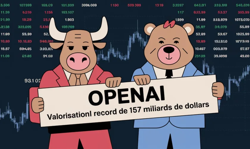 OpenAI : Valorisation record de 157 milliards de dollars, l'IA a le vent en poupe !