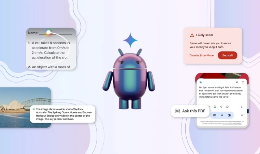 Gemini sur Android : Partage de fichiers simplifié et productivité accrue