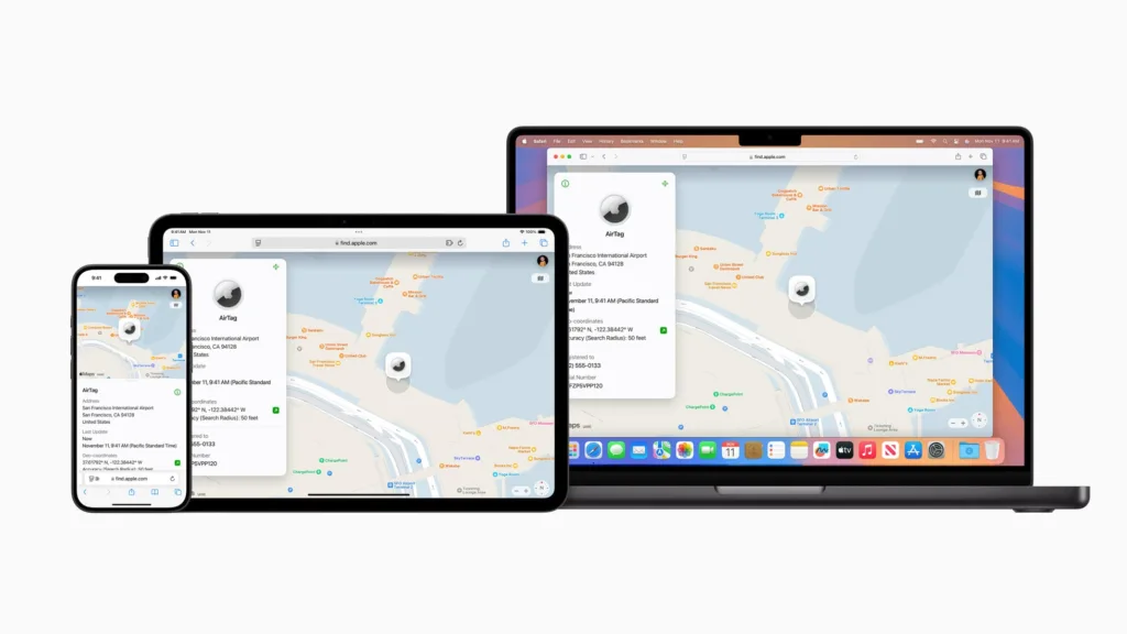 Apple Share Item Location multip