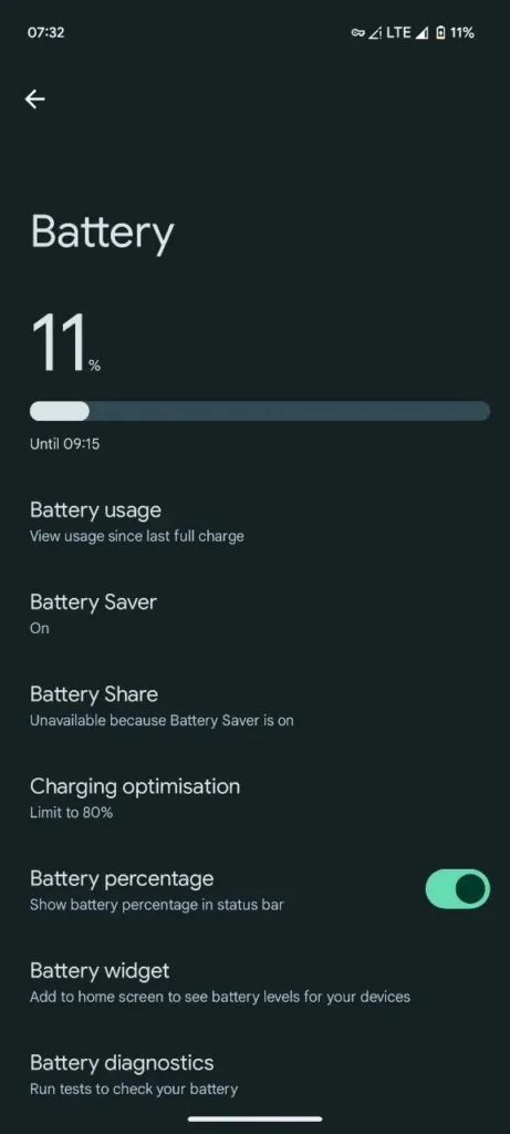 Pixel : la limitation de la charge à 80 % enfin disponible sur Android 15 ! 51 Battery charging limit 1.jpg