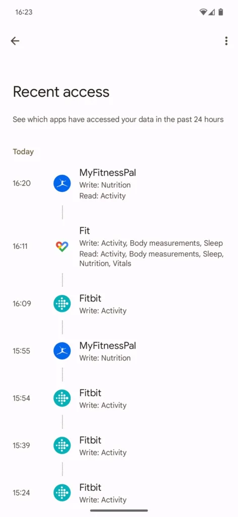 Android 16 : Vos dossiers médicaux disponibles dans Health Connect au format FHIR ! 54 health connect setup 15