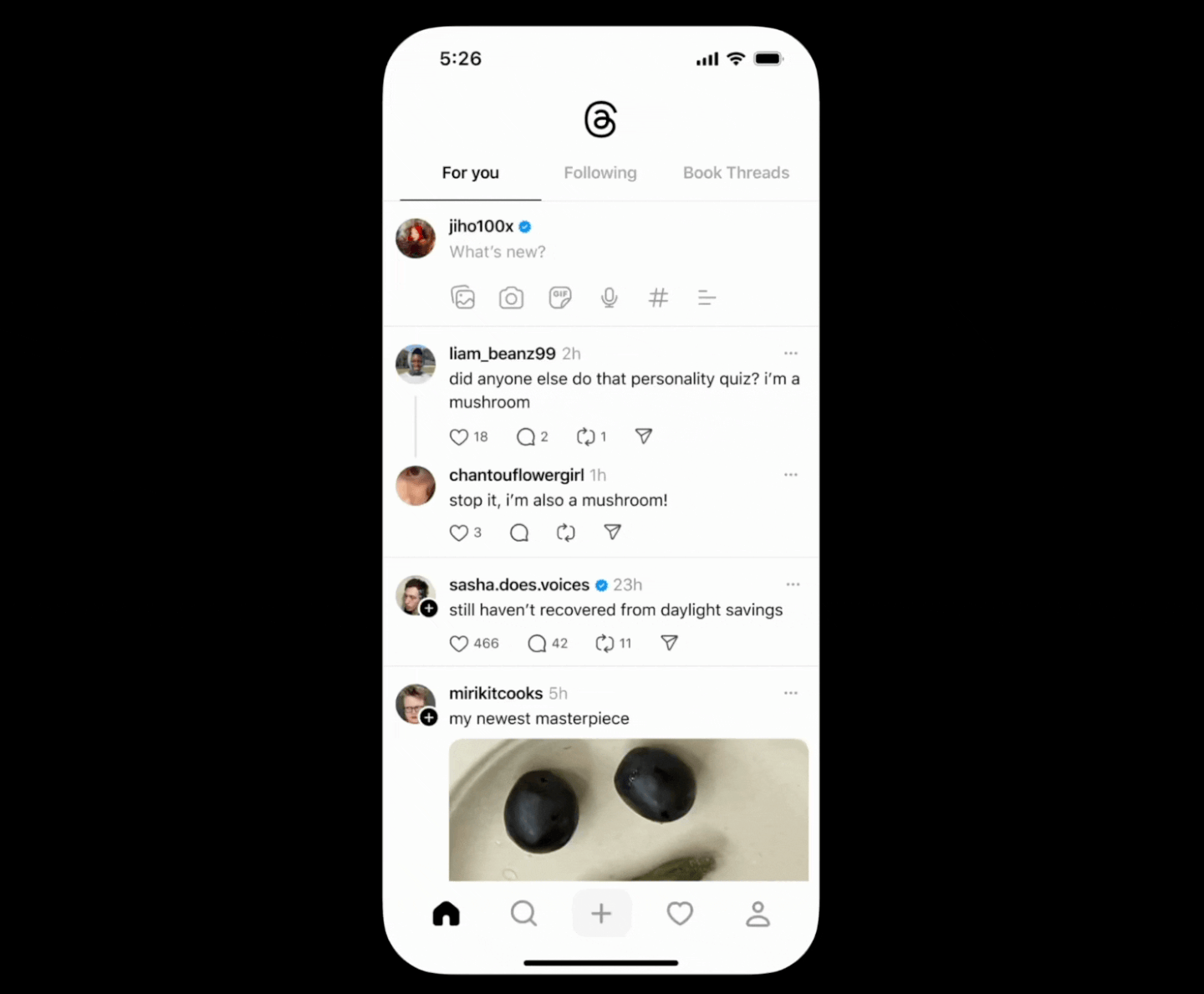 Threads : Choisissez votre fil d'actualité par défaut ! 50 threads1