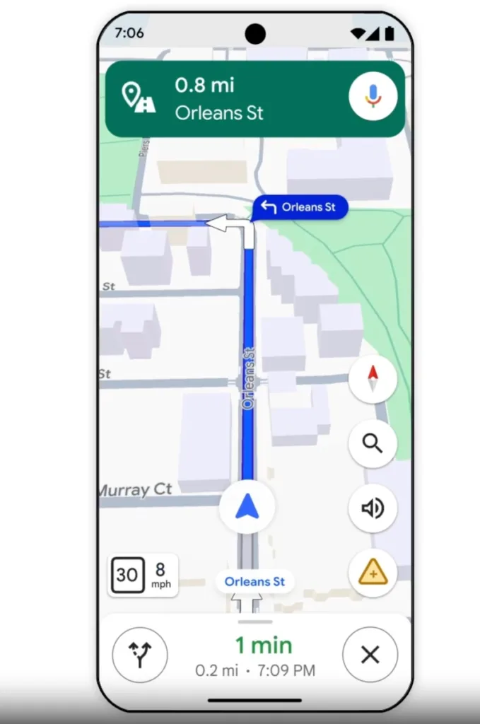 Google Maps : Navigation améliorée et guidage précis vers votre destination 49 weather 1