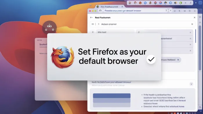 Firefox : Un raccourci pour devenir le navigateur par défaut sur Windows