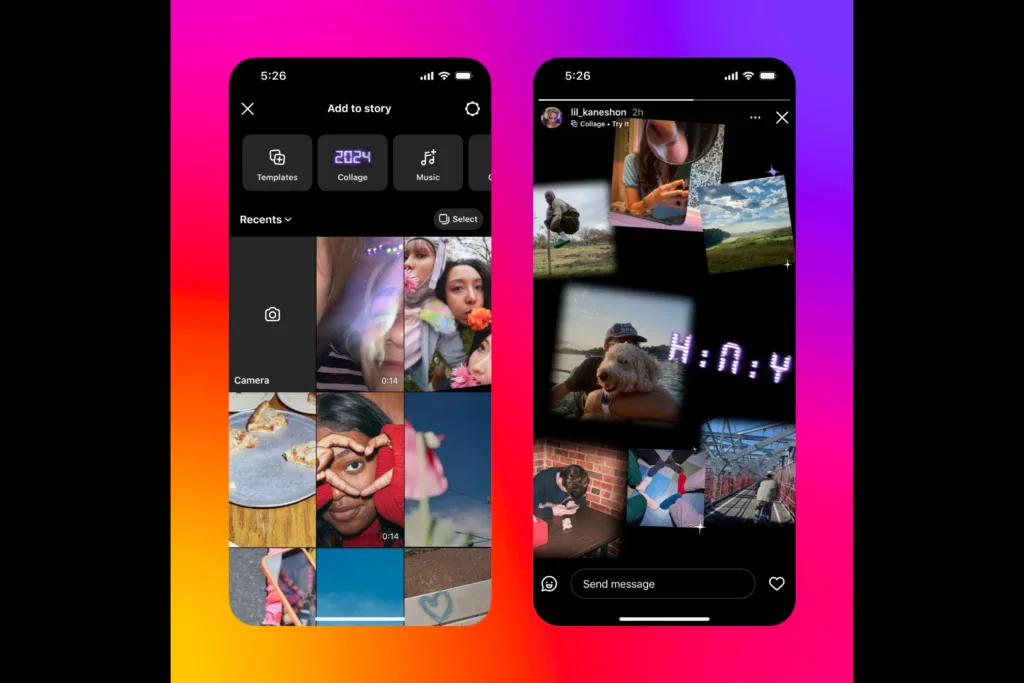 Instagram Récap 2024 : Célébrez la fin d'année avec des Stories festives ! 48 Collage 2