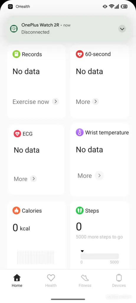 OnePlus Watch 3 : ECG, température et bilan de santé en 60 secondes ! 53 OHealth app ECG AssembleDebug 3 scaled.jpg