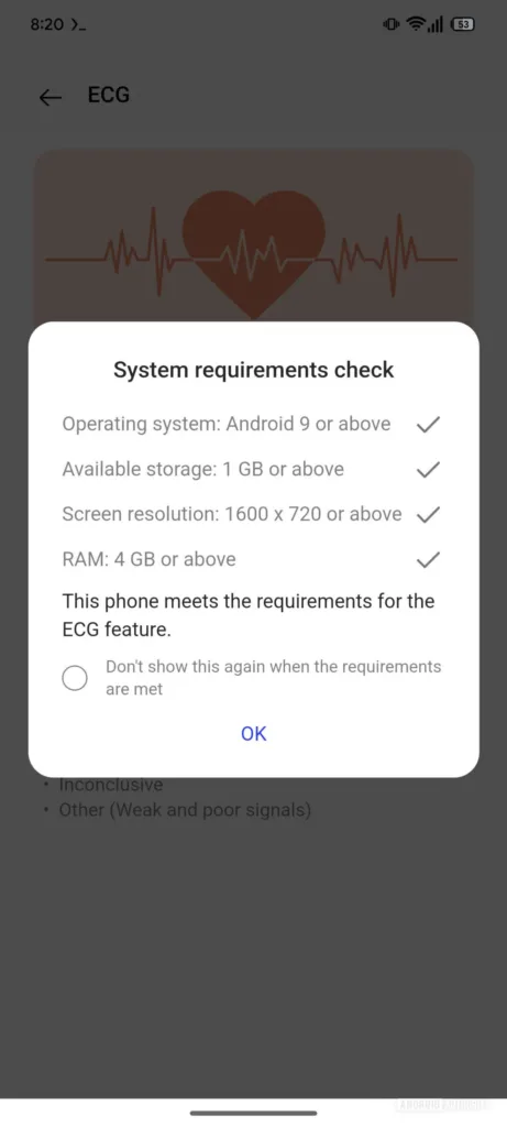 OnePlus Watch 3 : ECG, température et bilan de santé en 60 secondes ! 54 OHealth app ECG AssembleDebug 4 scaled.jpg
