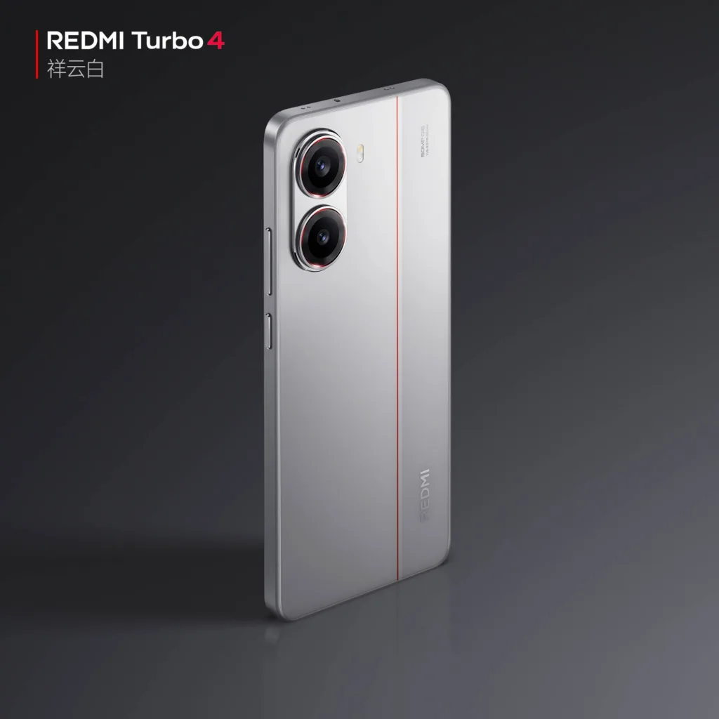 Redmi Turbo 4 : Lancement le 2 janvier avec Dimensity 8400-Ultra ! 37 Redmi Turbo 4 Cloud White 1