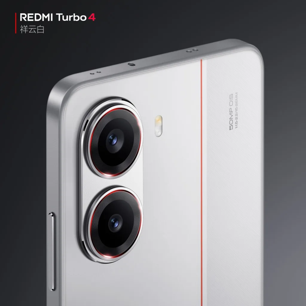 Redmi Turbo 4 : Lancement le 2 janvier avec Dimensity 8400-Ultra ! 38 Redmi Turbo 4 Cloud White