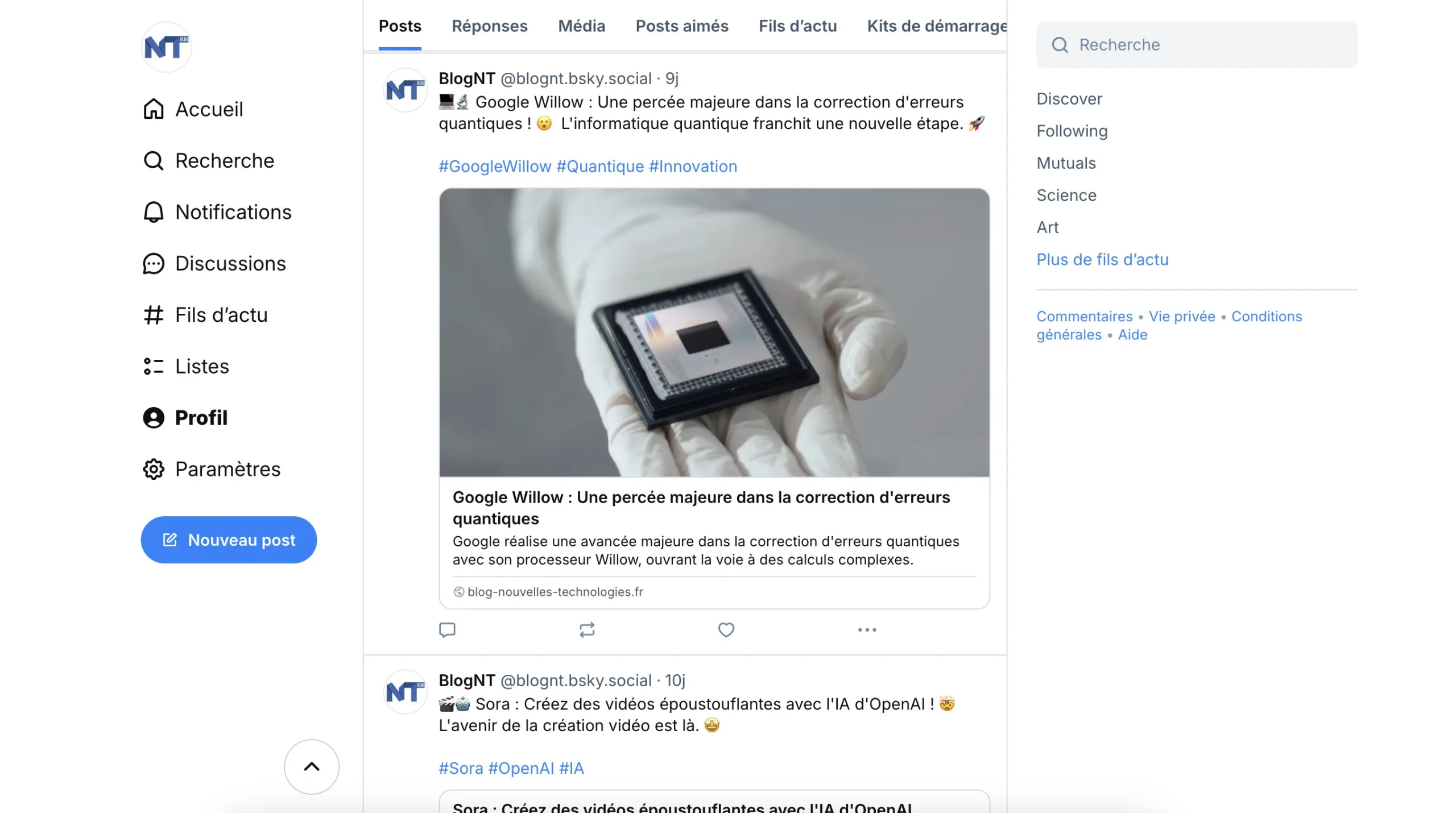 Bluesky 1.96 : Mentions, réponses personnalisées et plus encore ! 47 Bluesky 1.96 : Mentions, réponses personnalisées et plus encore !