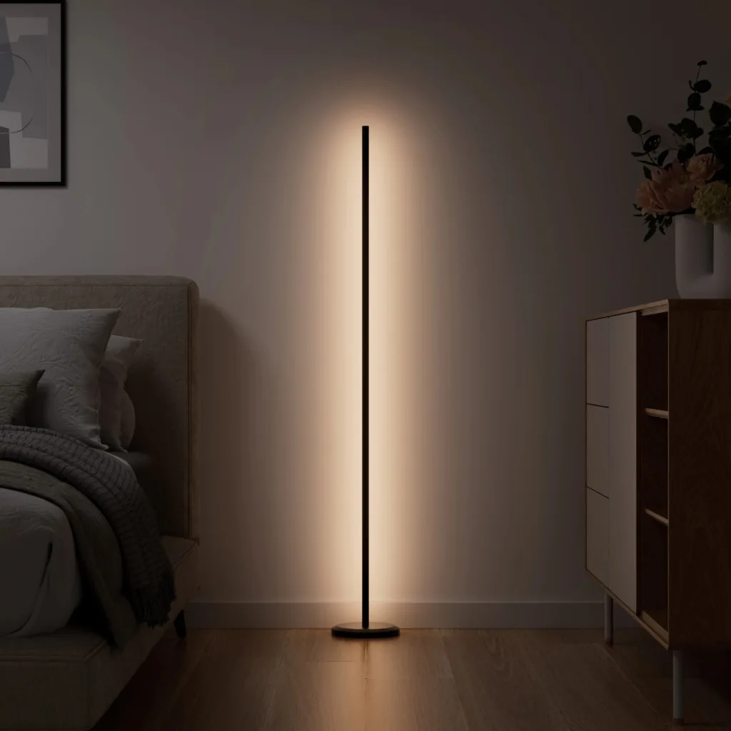 CES 2025 : Nanoleaf dévoile une lampe sur pied intelligente et élégante 54 05 nanoleaf floor lamp rgb deskt