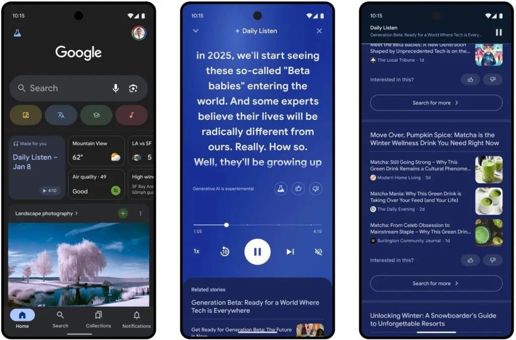 Google Daily Listen