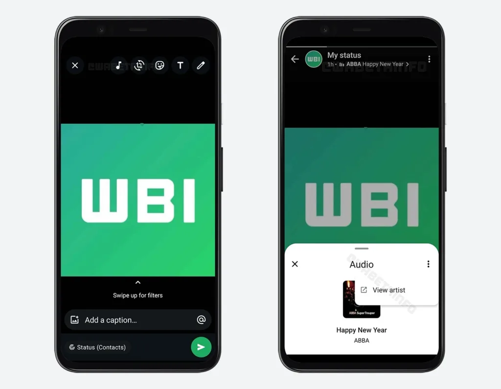 WA STATUS UPDATE MUSIC FEATURE A