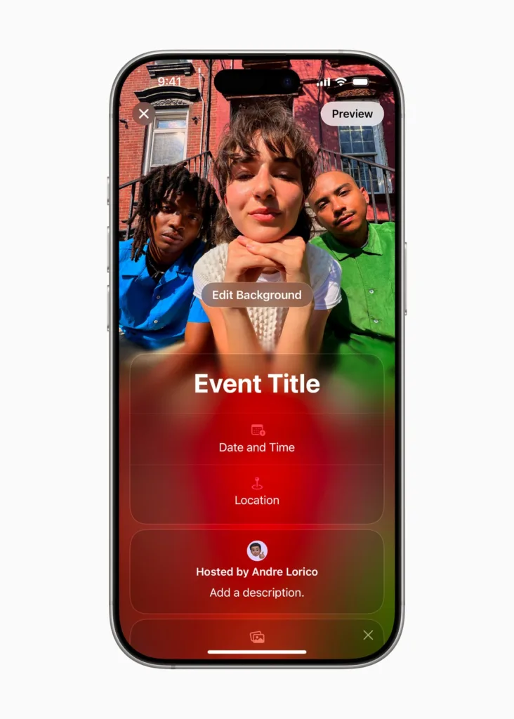Apple lance « Apple Invites » : l’app pour organiser vos événements facilement ! 45 Apple Invites create an event in