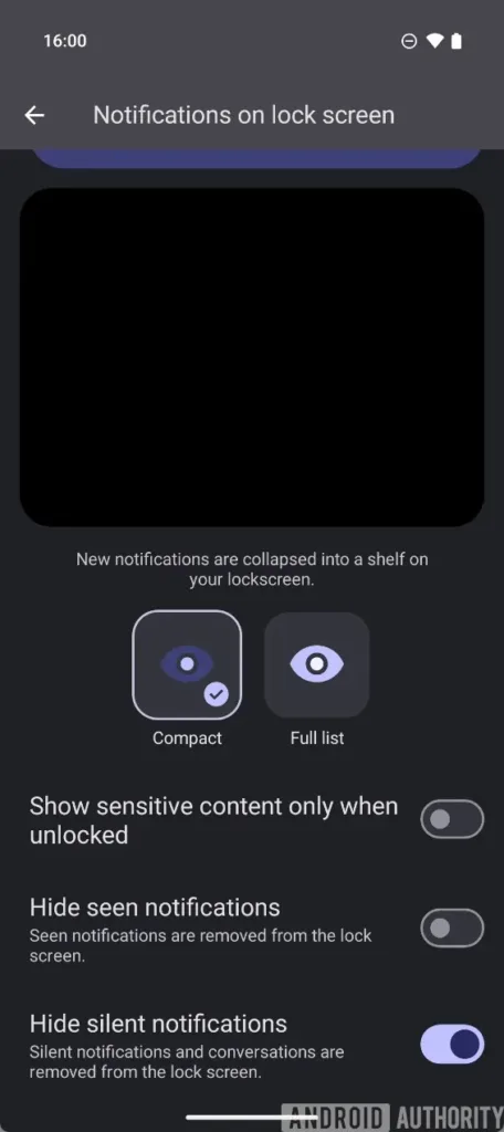 Android 16 : les notifications de l'écran de verrouillage en voie d'être révolutionnées ! 62 Notifications on lock screen set 1