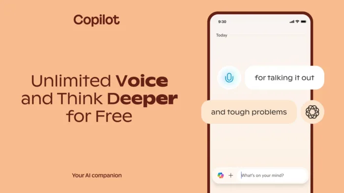 Microsoft Copilot : L’IA accessible à tous, avec voix et raisonnement avancés gratuits !
